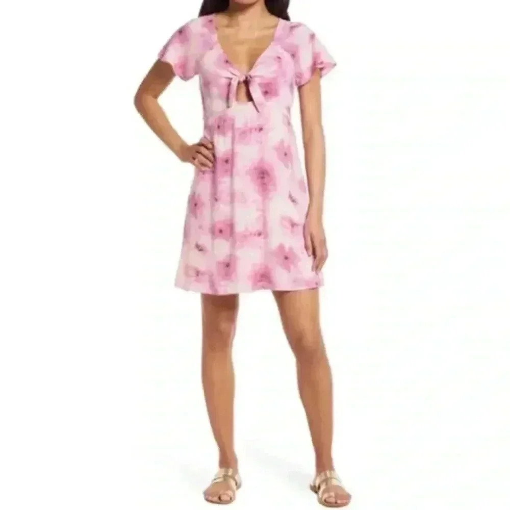 NWT ABOUND PINK‎ LELAND DRESS XS